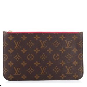 LOUIS VUITTON Neverfull Pouch. NEW